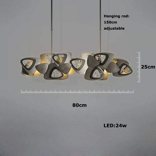 lustre en cristal design tendance éclairage à led moderne - vue 11 sur 12