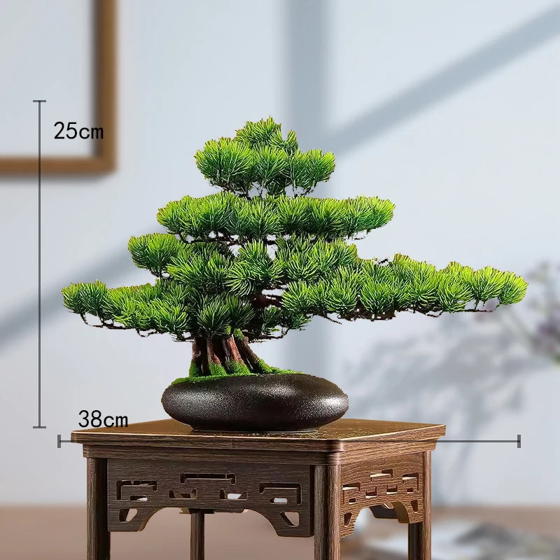 décoration intérieure faux arbre bonsaï style chinois pour un paysage apaisant - vue 12 sur 33