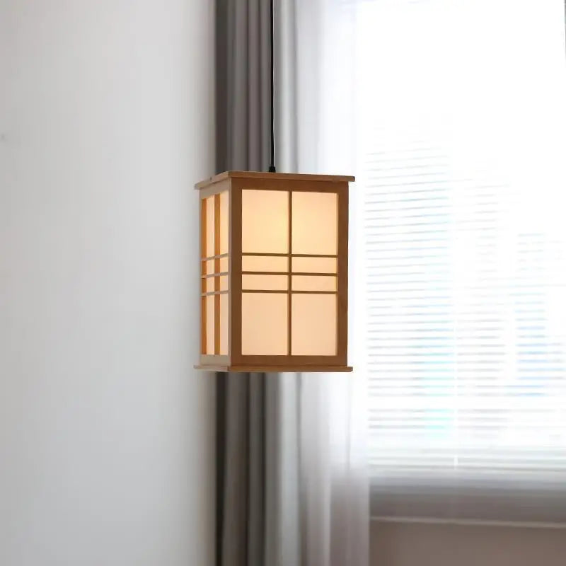 lustre en bois décoratif pour restaurant bar hôtel et yoga