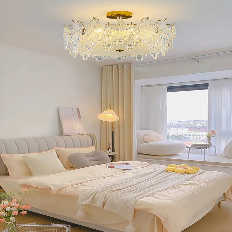 lustre led post-moderne de luxe suspendu pour la saison - vue 5 sur 9