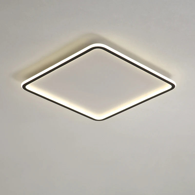 plafonnier à panneau carré ultra mince design moderne pour intérieur - vue 2 sur 6