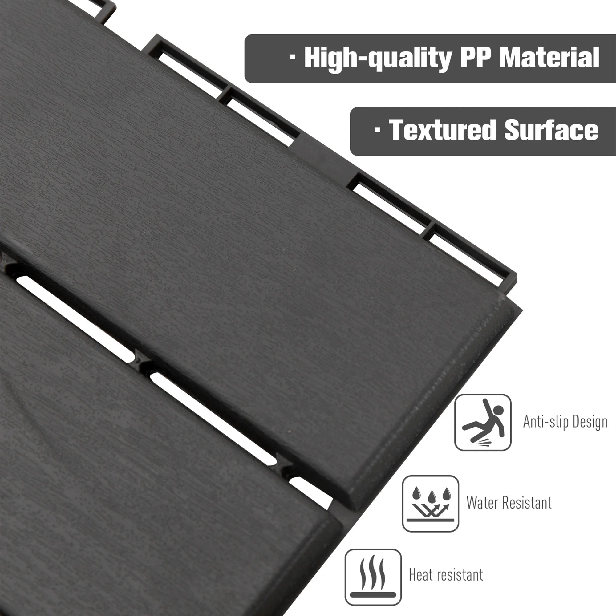 Carrelage exterieur clipsable 30x30 lot 9 dalles terrasse - vue 8 sur 7