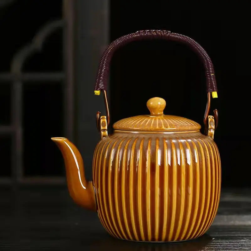 Théière chinoise en porcelaine avec filtre 800ml