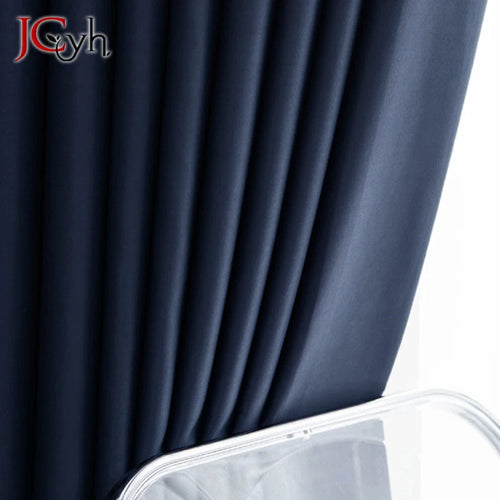 Rideau occultant court moderne pour salon chambre - vue 4 sur 9