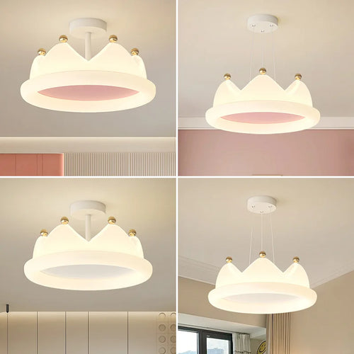 lustre romantique pour chambre de petite fille moderne - vue 7 sur 10