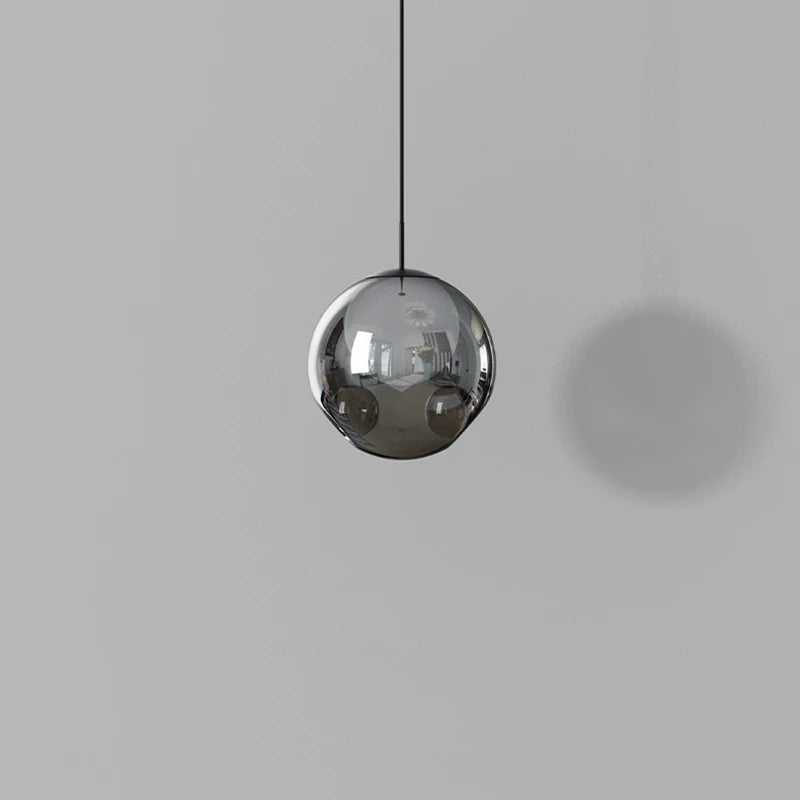 lustre nordique en verre simple suspension intérieure - vue 4 sur 7