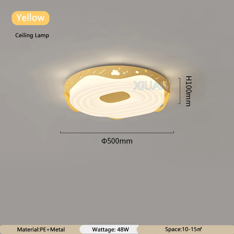 Plafonnier LED 3D Astronaute Et Lune - 3 Tons & Variateur - Chambre Enfant Protection Des Yeux 32W Plafonnier LED 3D Astronaute Et Lune - 3 Tons & Variateur - Chambre Enfant Protection Des Yeux 32W