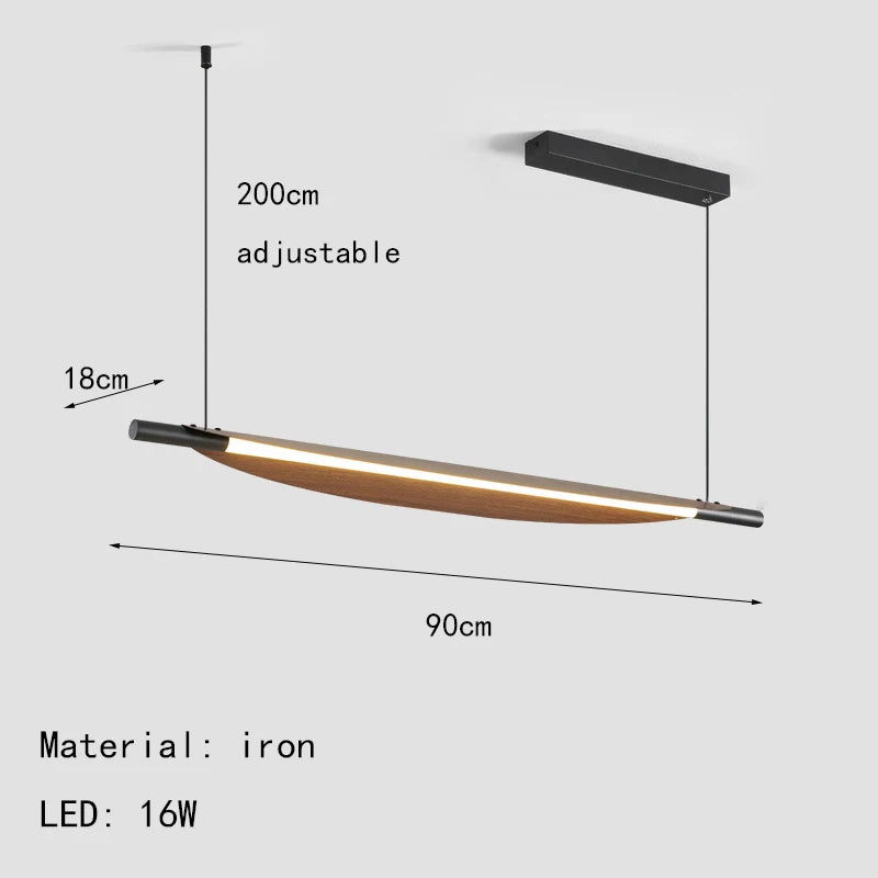 lustre minimaliste en métal avec 3 fils réglables pour bar - vue 8 sur 8