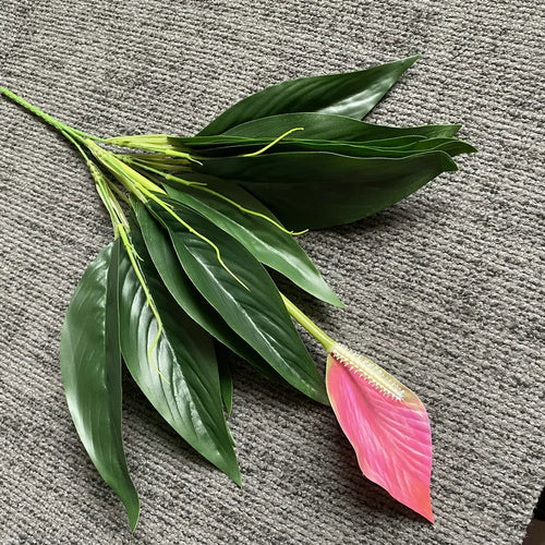 plantes artificielles tropicales monstera anthurium pour décoration intérieure - vue 12 sur 12