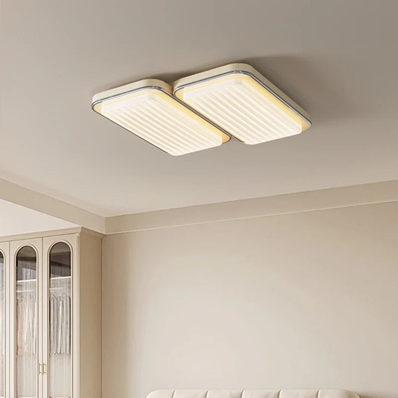 plafonnier led moderne design simple protection yeux et spectre complet - vue 6 sur 12