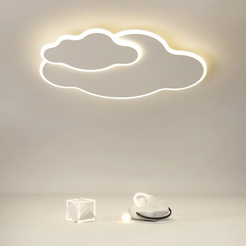 lustre led moderne nuage amour décoratif pour enfant - vue 5 sur 9