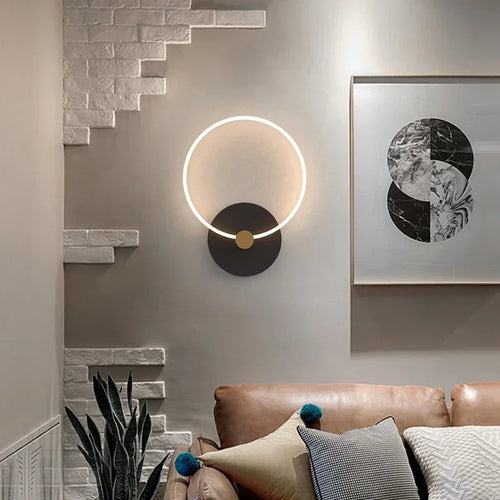 applique murale led moderne style nordique simple décoratif - vue 5 sur 14