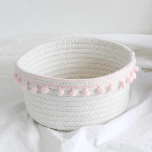 panier de rangement tissé polyvalent pour jouets et accessoires - vue 10 sur 9