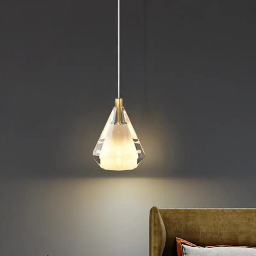 lustre en cristal de cuivre antique design luxueux éclairage moderne - vue 3 sur 8
