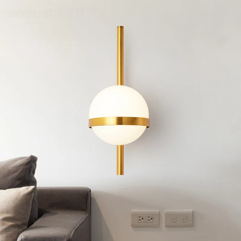 Applique led en verre intérieur moderne - vue 3 sur 10