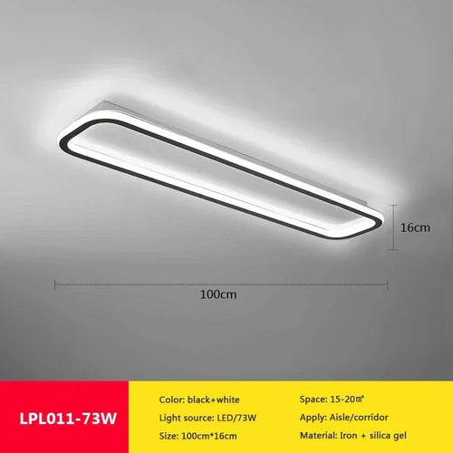 lustre moderne à leds avec télécommande et lumière variable - vue 12 sur 11