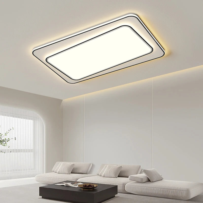 plafonnier double couche moderne pour un éclairage élégant à la maison - vue 3 sur 14