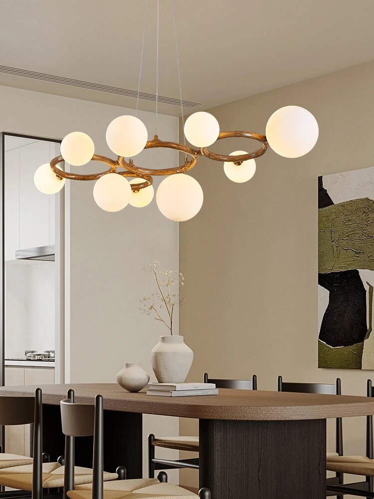 Lustres haricots magiques loft déco