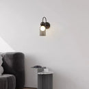 applique murale moderne en verre et cuivre pour luminaires