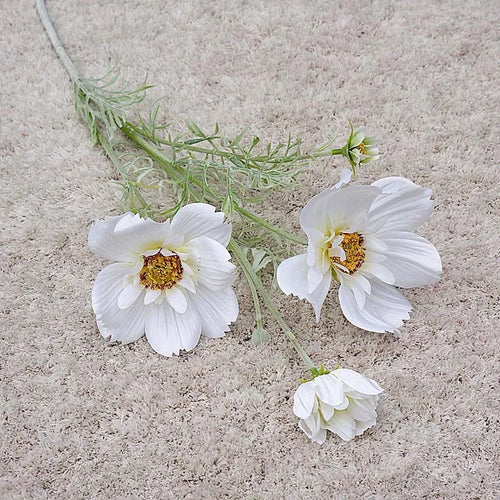 branche de fleurs artificielles en soie pour décoration de mariage - vue 6 sur 12