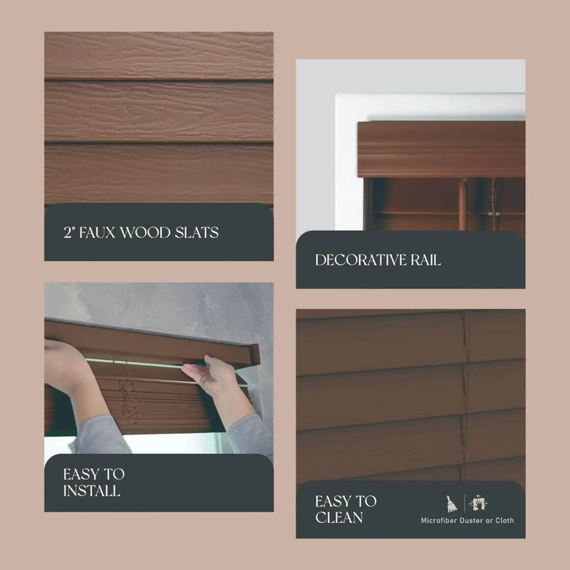 Store vénitien motorisé bois sur mesure salon chambre