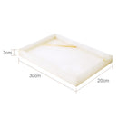 ensemble accessoires de salle de bain en marbre naturel luxe