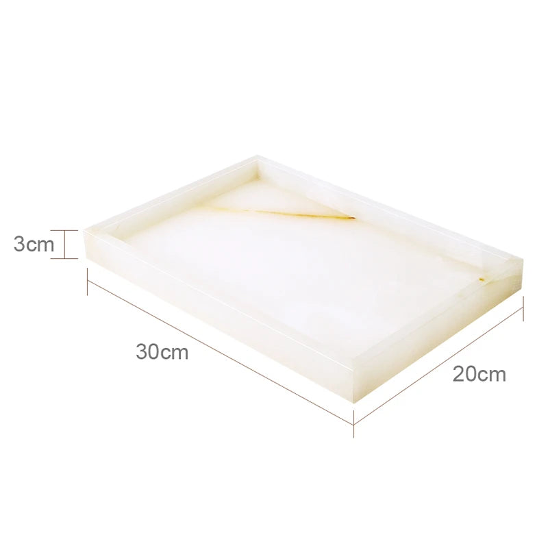 ensemble accessoires de salle de bain en marbre naturel luxe - vue 15 sur 23