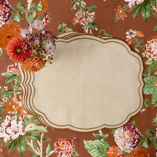 Serviette de table tissu coton lin style wash