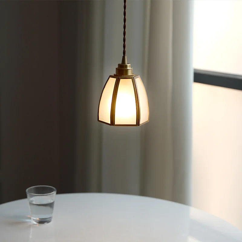 iwhd 2022 	 nordique verre led suspension luminaires cuivre moderne éclairage - vue 8 sur 24