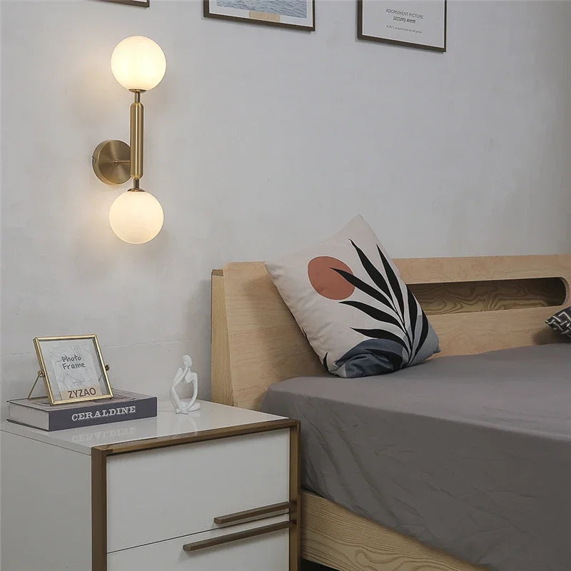 applique murale nordique en verre pour éclairage intérieur - vue 6 sur 11
