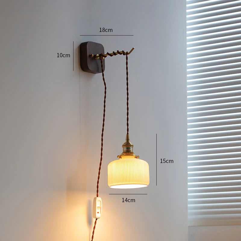 Applique LED style japonais IWHD - vue 8 sur 23