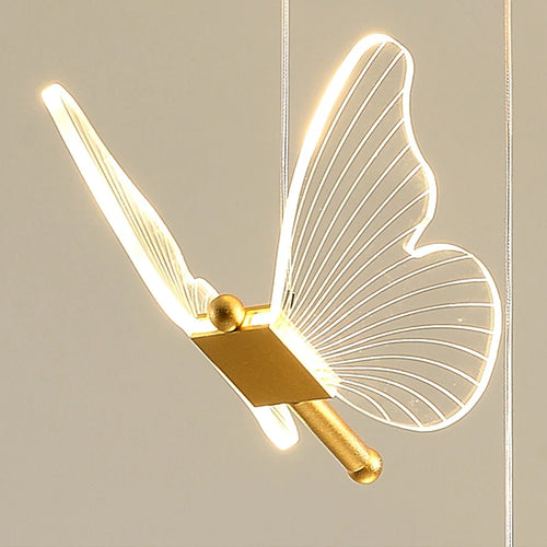 Suspension LED papillon au design nordique 90/220V