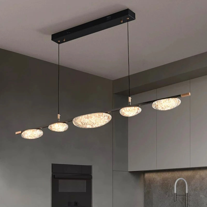 lustre led moderne design long