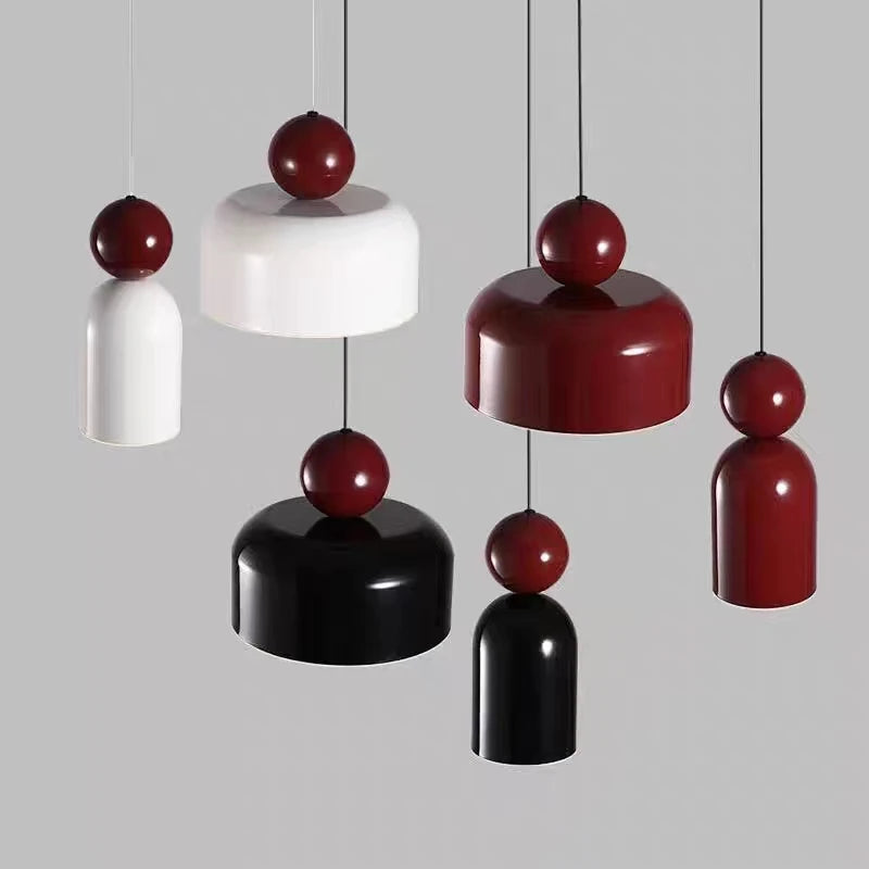 lustre moderne réglable cordon métallique pour intérieur design - vue 5 sur 24