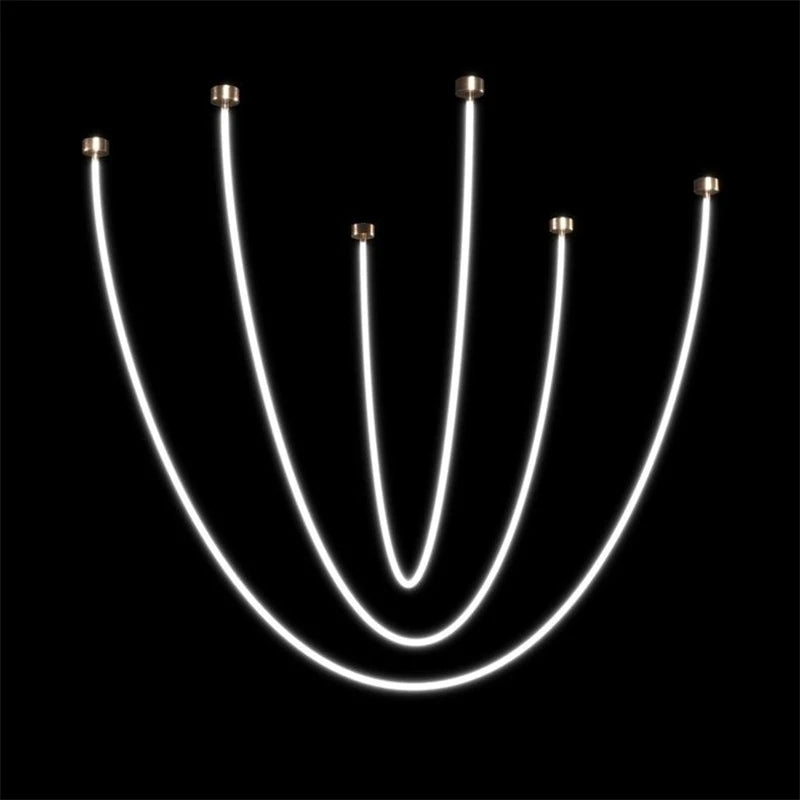 plafonnier led minimaliste en silicone style nordique 360 degrés