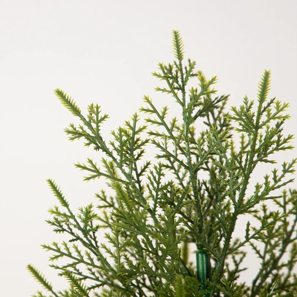 sapin de noël artificiel en plastique pour décorations festives - vue 5 sur 9