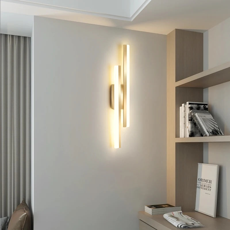 applique murale longue bande design simple moderne nordique - vue 6 sur 10