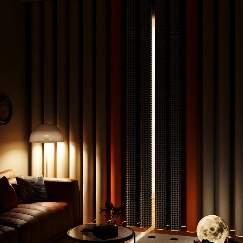 Rideau occultant moderne minimaliste pour salon et chambre - vue 4 sur 10