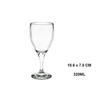 Verres à vin sans pied incassables reutilisables elegants