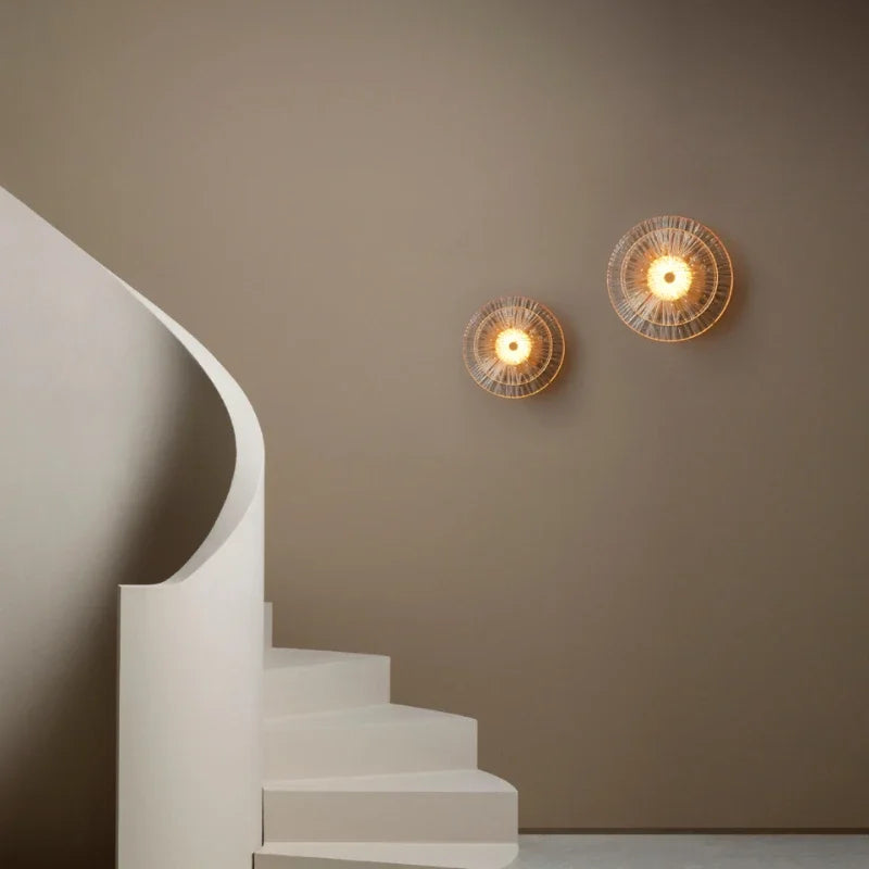 Applique moderne salon fond décoration créative couloir chambre restaurant verre lumières Led applique couloir éclairage - vue 4 sur 10