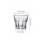 Verres épais style vintage polyvalents whisky vin bière