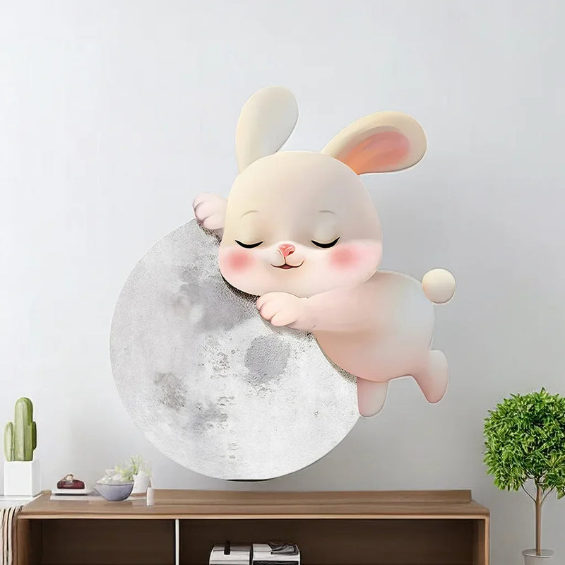 Applique murale led lapin dessin animé décoration moderne