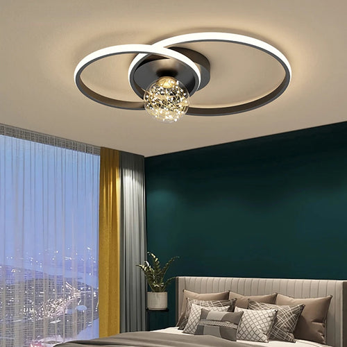 lustre led moderne nordique simple boule pour intérieur - vue 4 sur 16