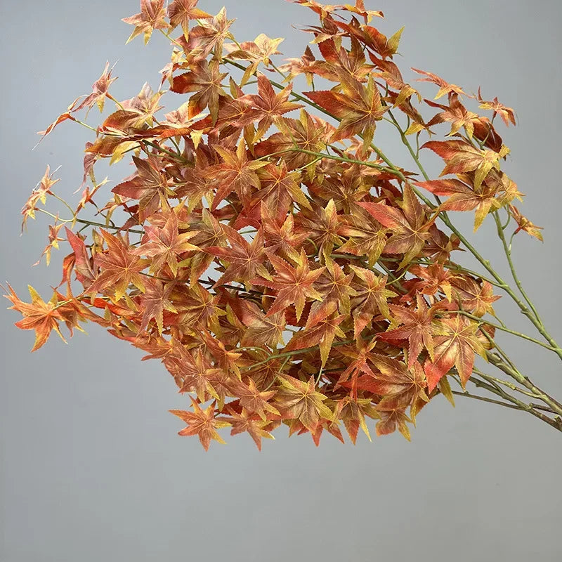 plantes artificielles en soie décoratives feuillage d'érable pour intérieur - vue 3 sur 10