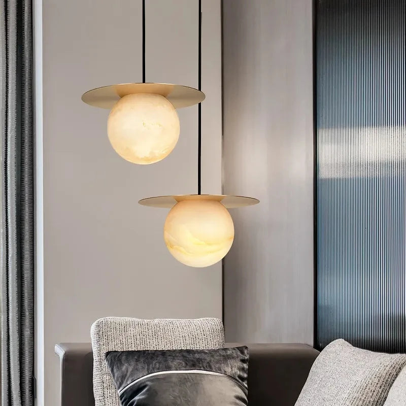 Suspension en marbre au design moderne