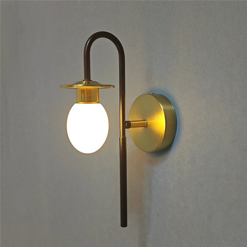 applique murale moderne design œuf de canard minimaliste à led - vue 2 sur 8