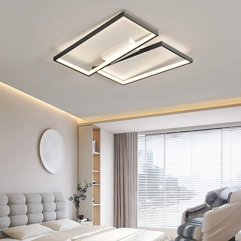 lustre led moderne pour éclairage intérieur et décoration - vue 6 sur 12