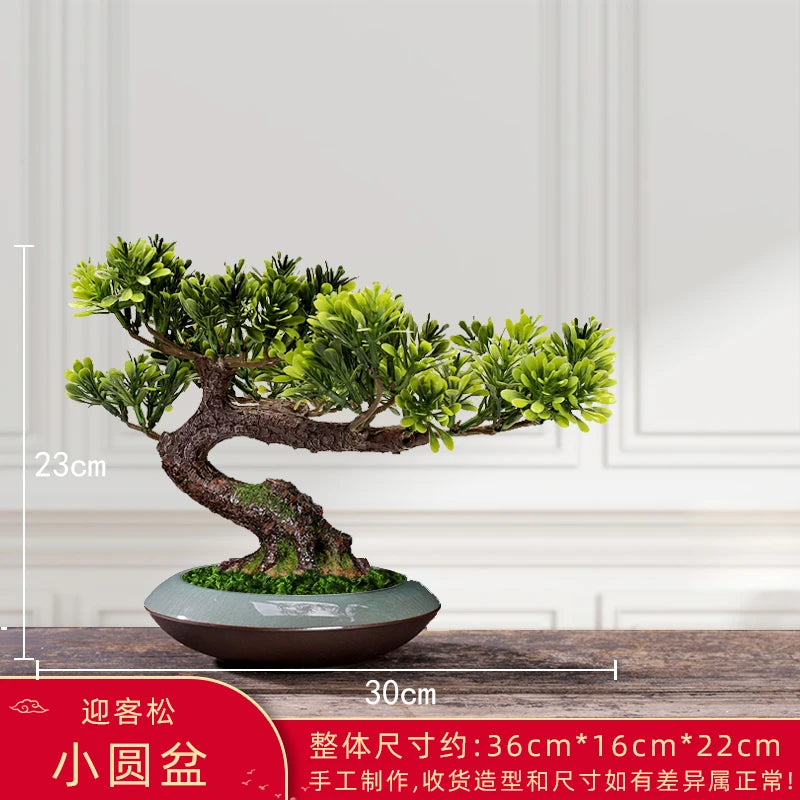 décoration intérieure faux arbre bonsaï style chinois pour un paysage apaisant - vue 16 sur 33