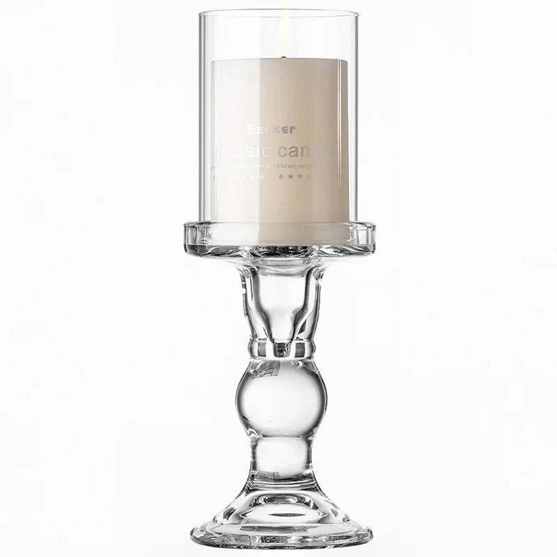 bougeoir en verre pour bougie chauffe-plat décoratif outdoor - vue 15 sur 24