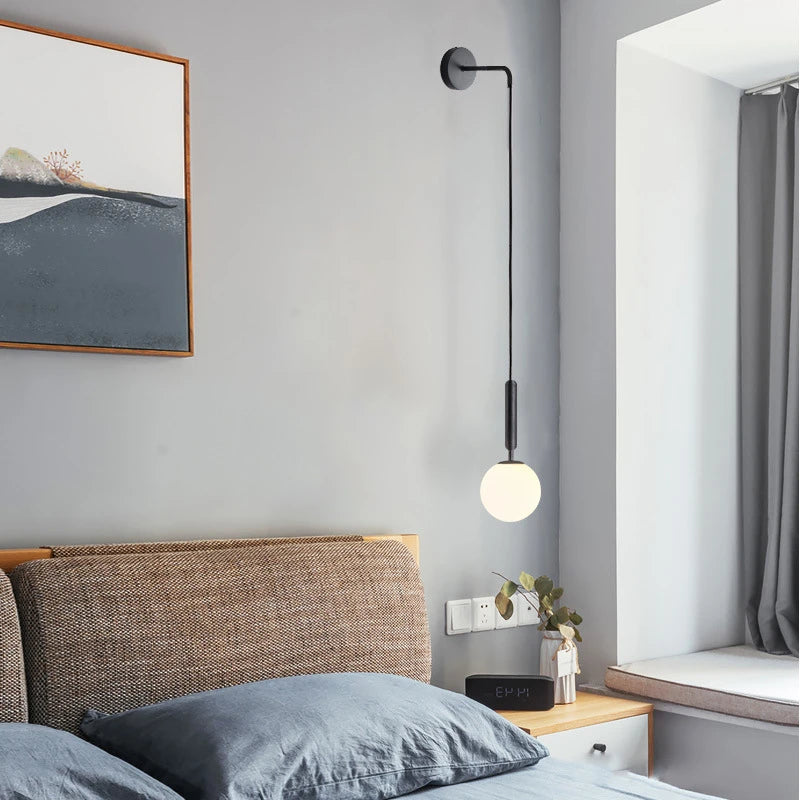 applique murale led moderne simple style nordique décoratif luxe - vue 6 sur 12